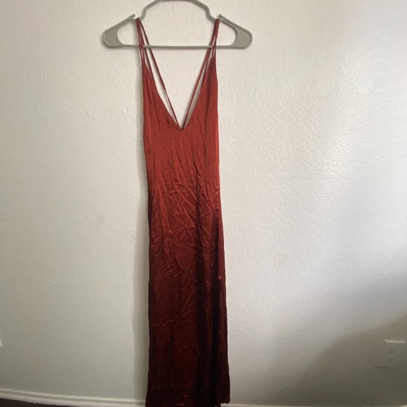 Copper Sleeping with Jacques "Freudian Slip" dress